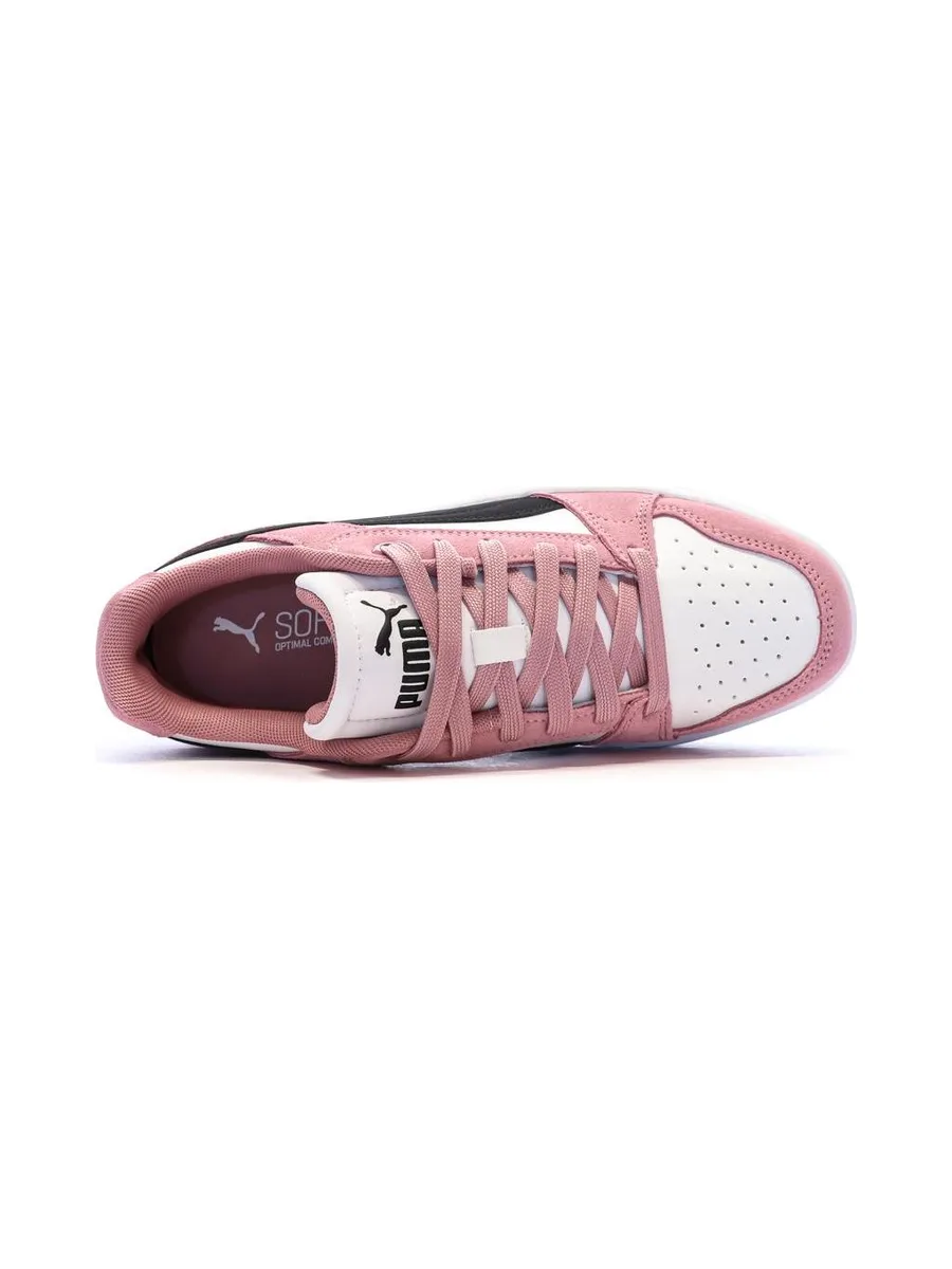 Baskets Blanches/Roses/Noires Femme Puma Rebound Low 5