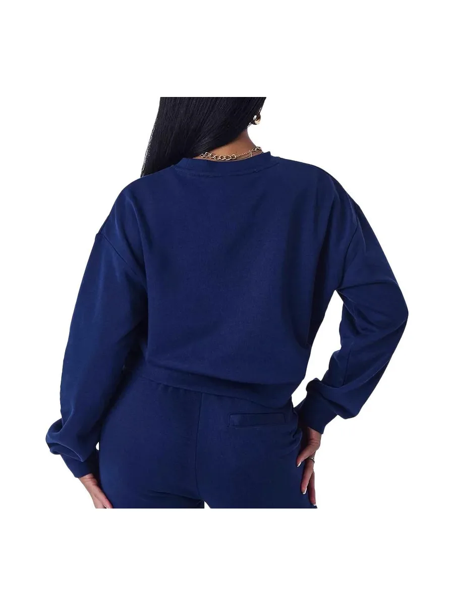 Sweat Bleu Nuit Femme Project X Paris F212103 3