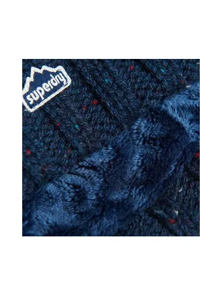 Bonnet Marine Femme Superdry Rib Knit Beanie 2