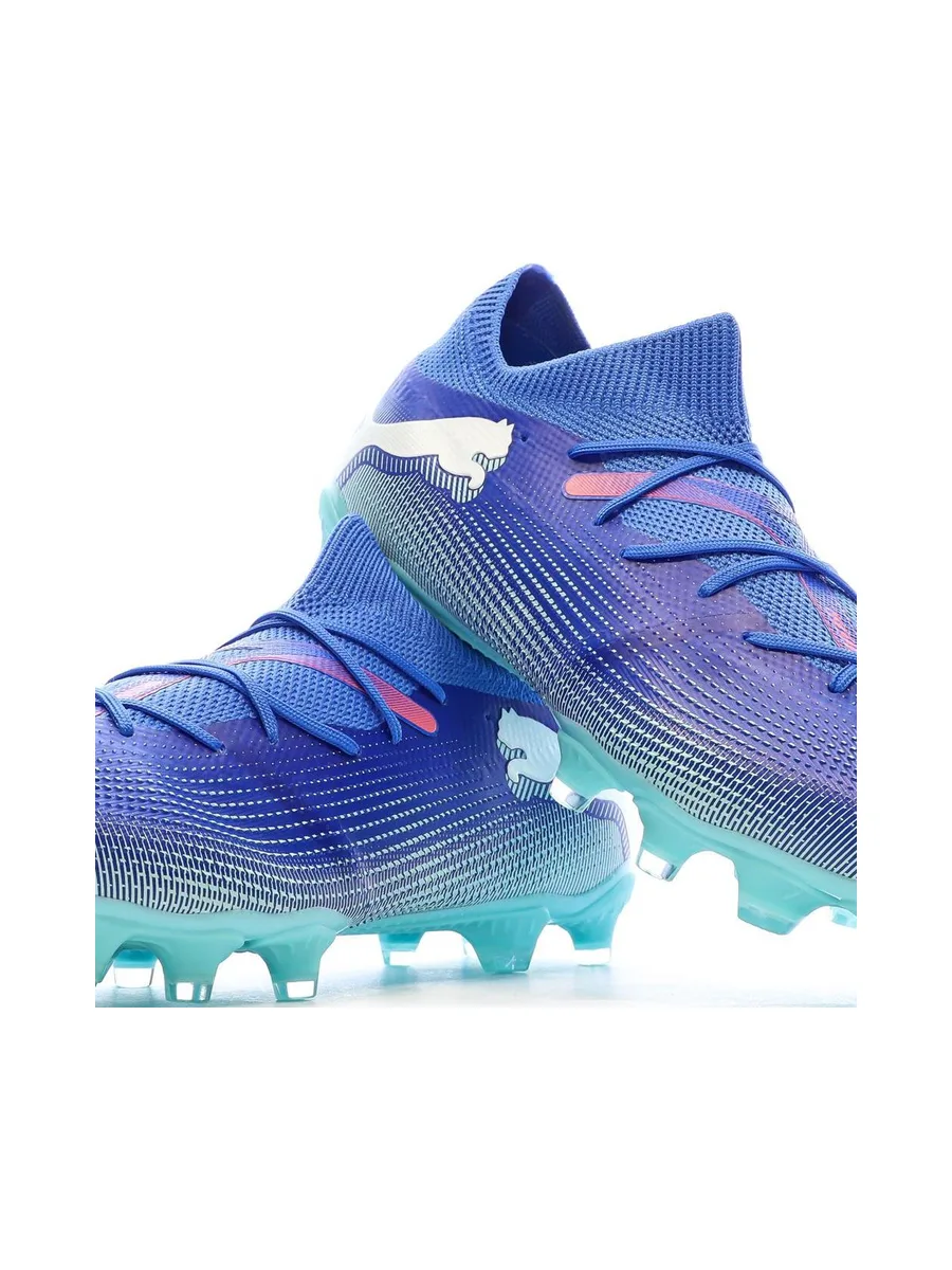 Chaussures de Foot Bleues Homme Puma Future 7 Match FG/AG 7
