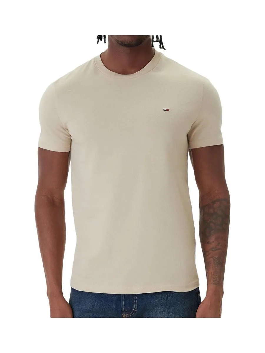 Lot de 2 T-Shirt Beige/Blanche Homme Tommy Hilfiger DM0DM20687 3