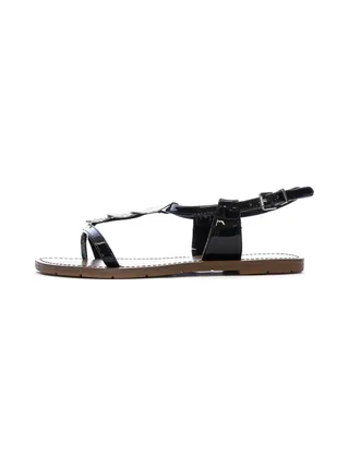 Sandales Noires Femme Chattawak PIPA 1