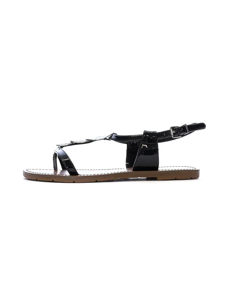 Sandales Noires Femme Chattawak PIPA 2