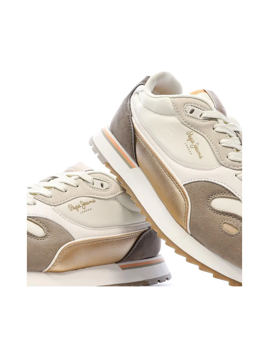 Baskets Beige Femme Pepe jeans Bexley City 8