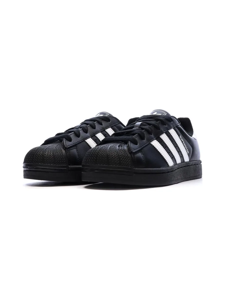 Baskets Noires Garçon/Fille Adidas Superstar 6