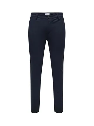 Pantalon fluide Marine Foncé Homme Only & Sons Thor 1