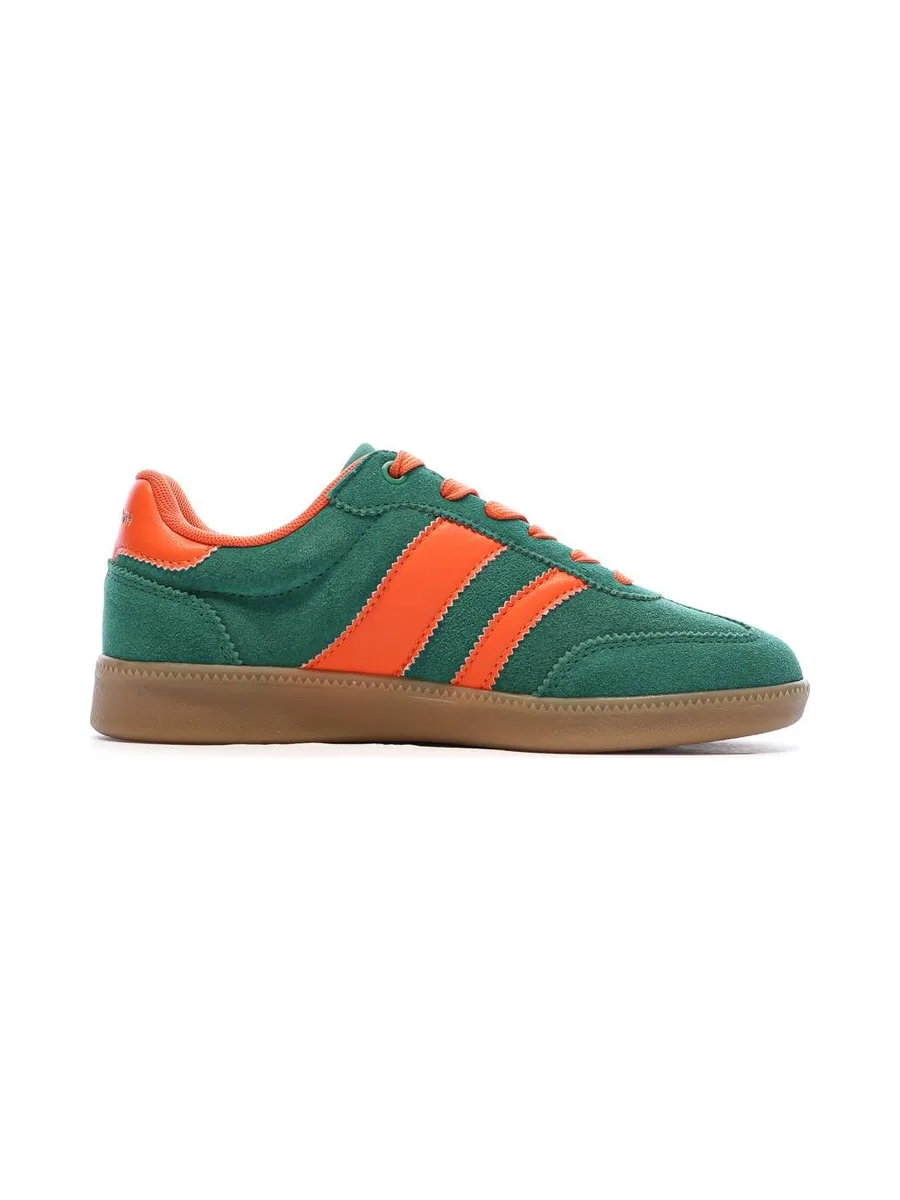 Baskets Vert Foncé/Orange Femme Teddy Smith 120235 3