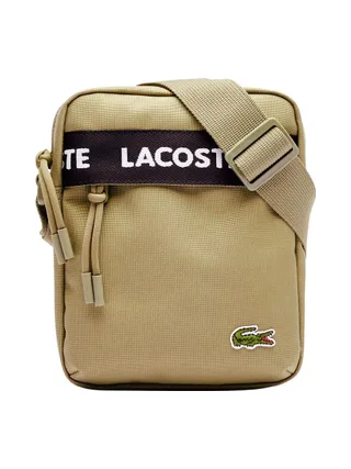 Sacoche Beige Homme Lacoste VERTICAL 1