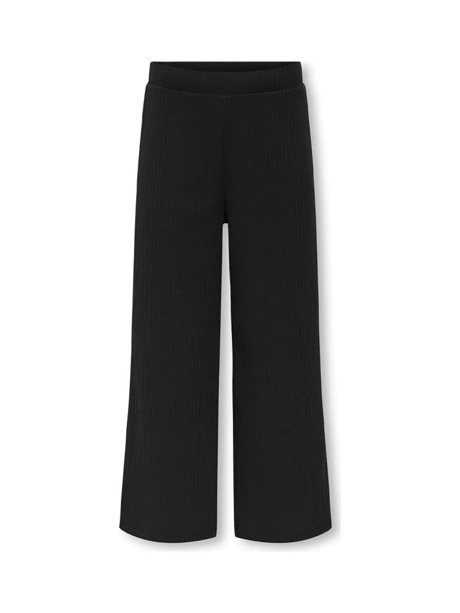 Pantalon fluide Noir Fille Kids ONLY Tella 1