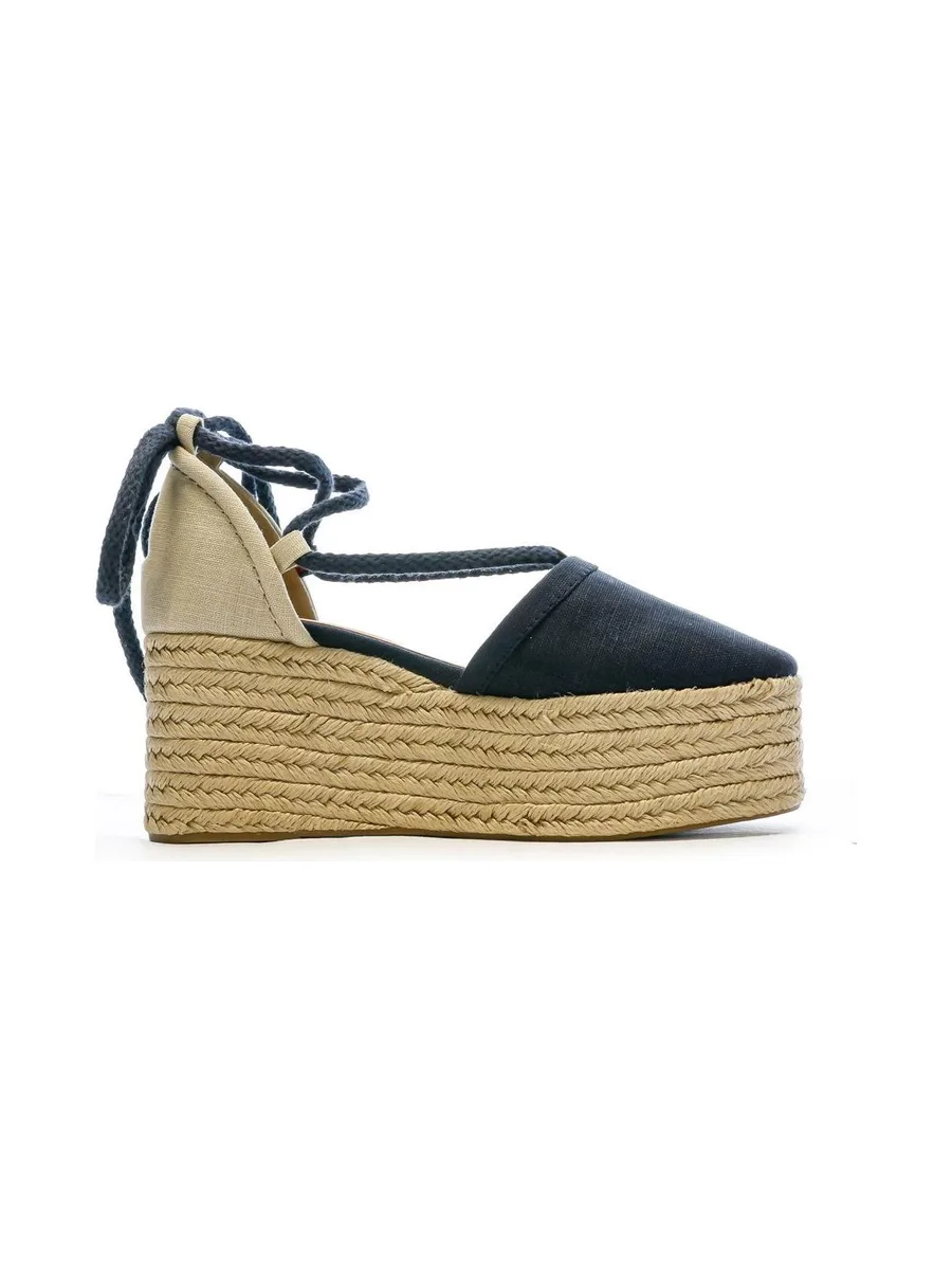 Chaussures compensées Marine Femme Tommy Hilfiger Linen 3
