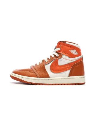 Air Jordan 1 High MM Baskets Oranges Femme Nike 1