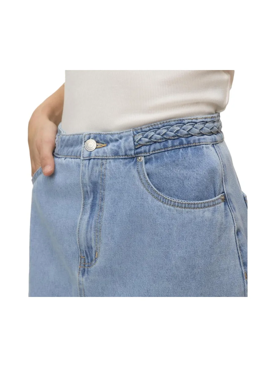 Jupe Longue Jean Bleu Femme Vero Moda Veri 4