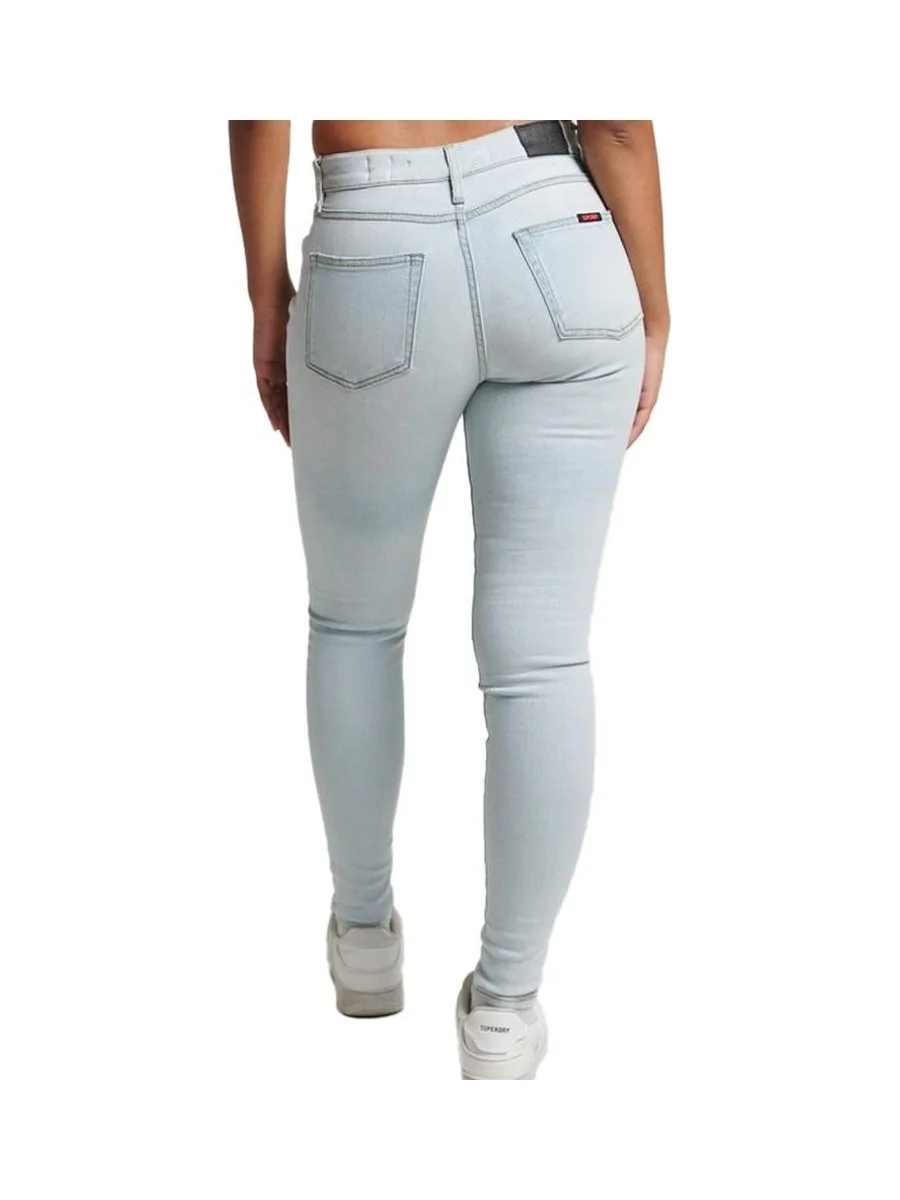 Jean Skinny Bleu Clair Femme Superdry Vintage Rise 3