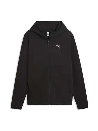 Sweat Zippé Noir Homme Puma Pumatech Full 1
