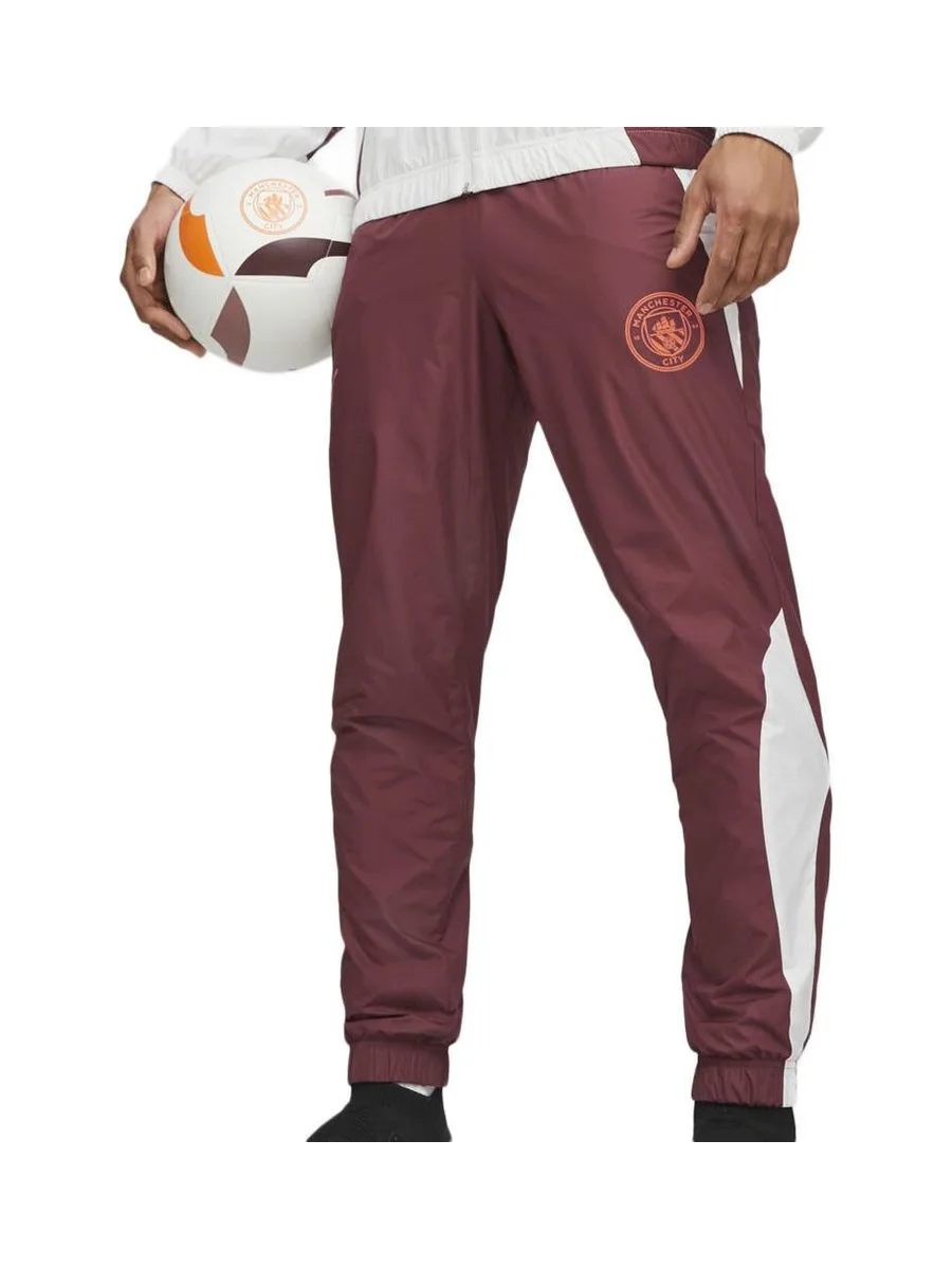 Manchester City Pantalon d'avant match Bordeaux Homme Puma 23/24 2