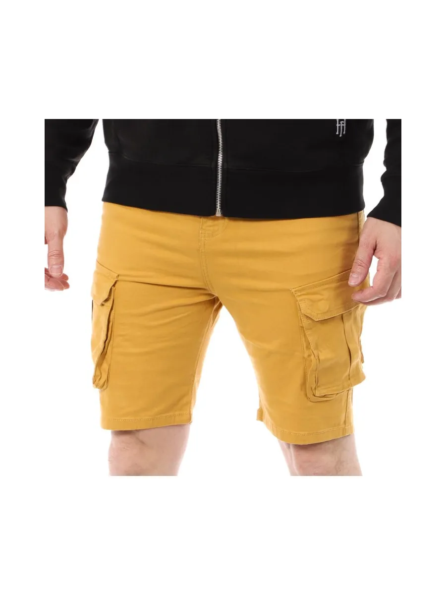 Short Cargo Jaune Homme La Maison Blaggio VEGALIA 2