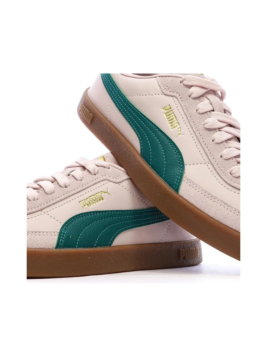 Baskets Rose/Vert Femme Puma Club II Era 8