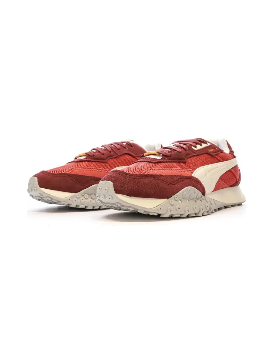 Baskets Rouge Homme Puma Rider Washed 7