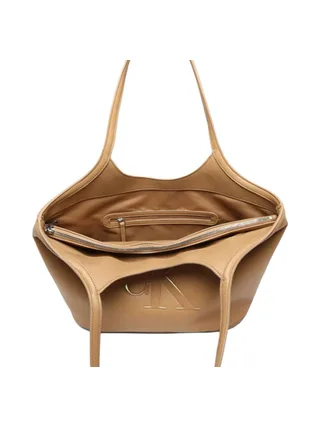Sac à Main Camel Femme Calvin Klein Jeans Bold Ck Shopper 3