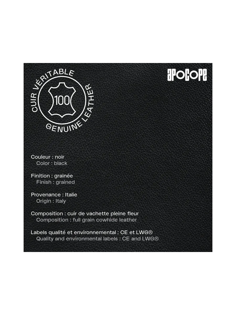 JOCE - Porte-cartes vertical à poche en liège - Naturel 48