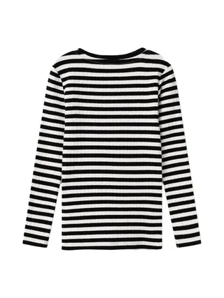 T-Shirt Manches Longues Noir/Blanc Fille Name it Fsuraja 2