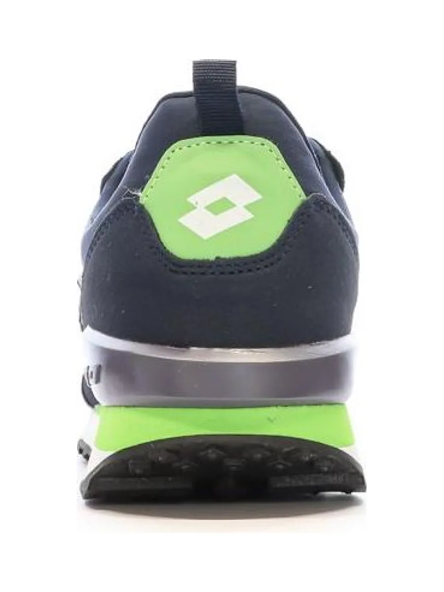 Baskets Marine/Vert Homme Lotto Twenty 5 3