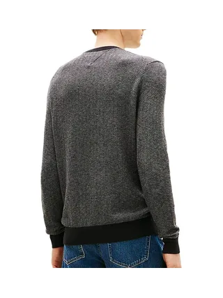 Pull Gris Chiné Homme Tommy Hilfiger Pima 2