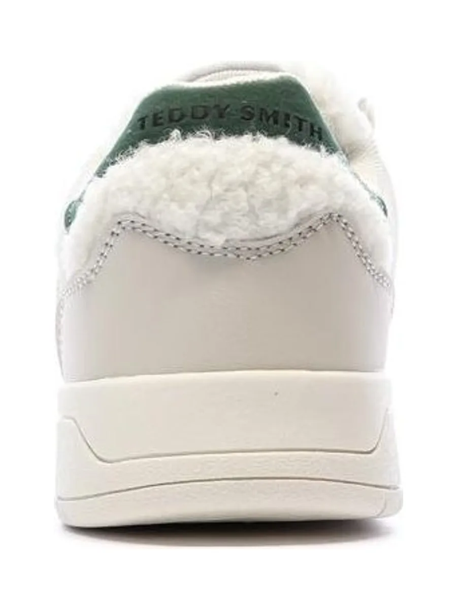 Baskets Ecru/Verte Femme Teddy Smith Sra C 3