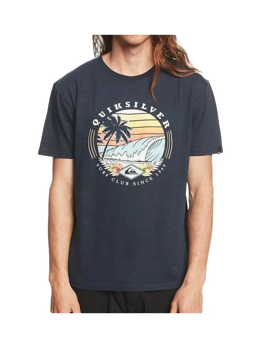 T-Shirt Marine Homme Quiksilver Qssurfclubii 2