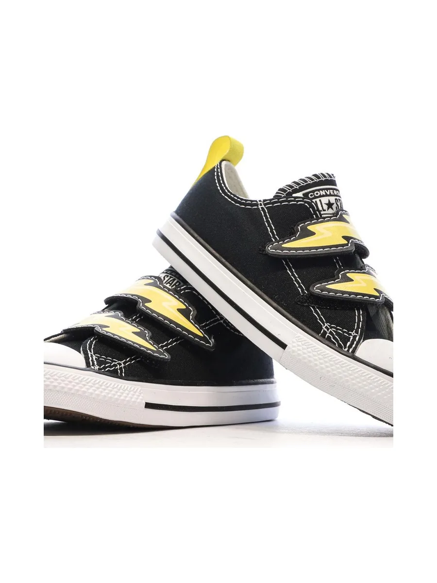 Baskets Noires/Jaunes Garçon Converse All Star Electric 8