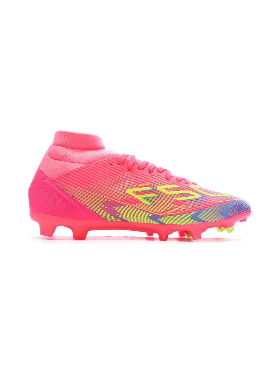 Chaussures de Foot Roses Femme Adidas F50 League FG/MG Mid 3