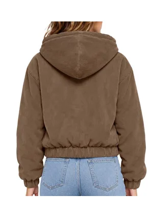 Blouson Marron Femme Only Corduroy 2