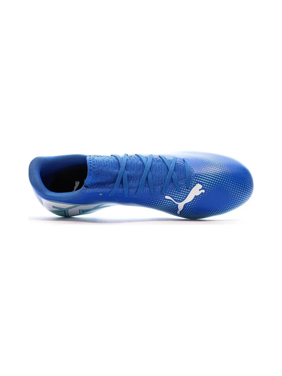 Chaussures de Foot Bleues Homme Puma Future 7 Play MxSG 5