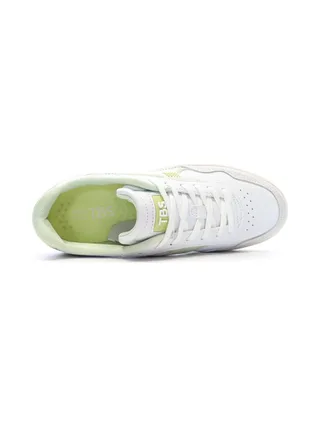 Baskets Blanc/Jaune Femme TBS ALMERIA 4