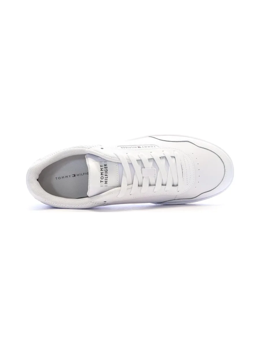 Baskets Blanches Homme Tommy Hilfiger Th Hi Vulc 5