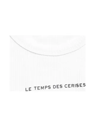 T-Shirt Blanc Fille Le Temps Des Cerises Yukongi 3