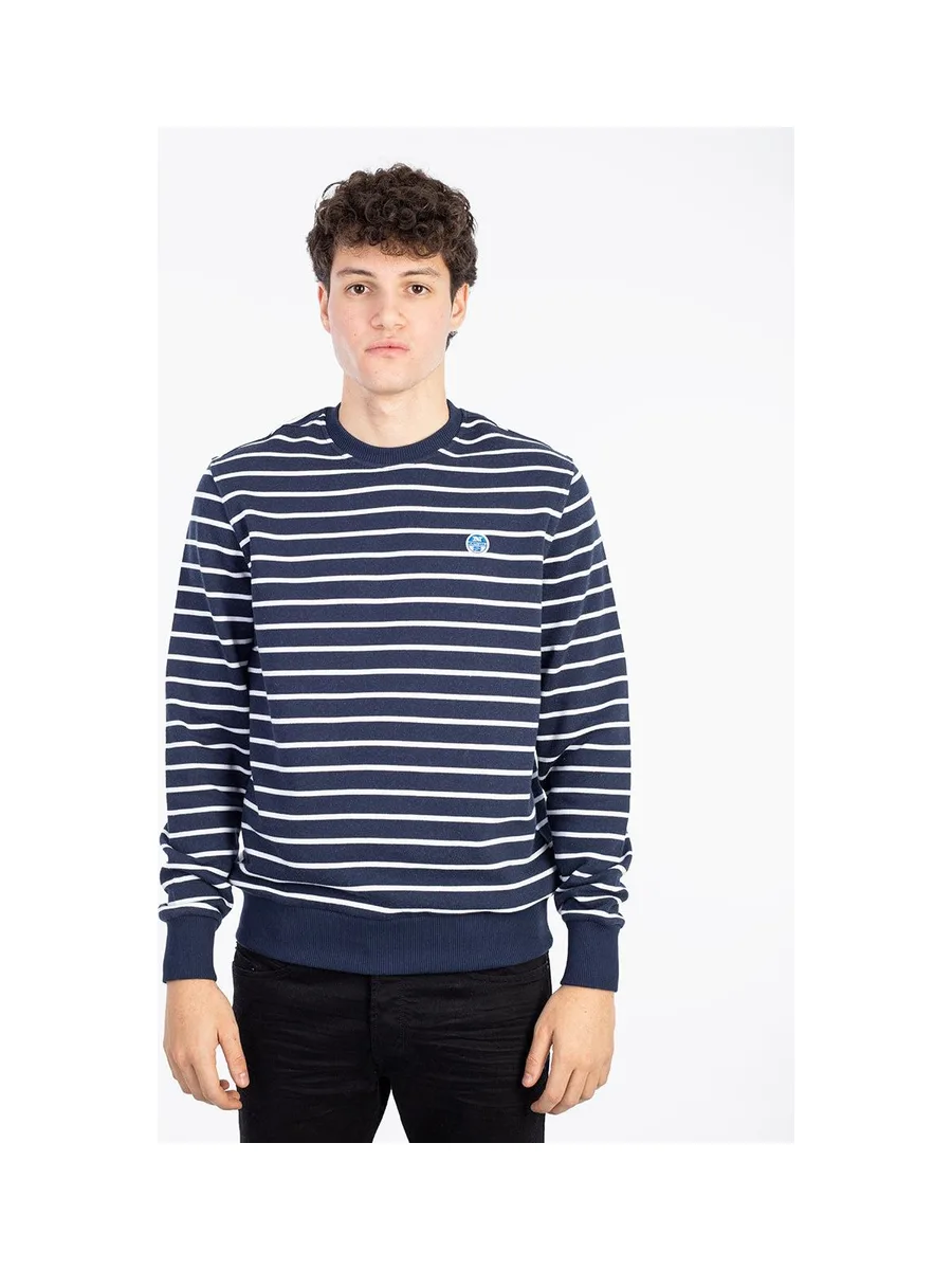 Sweat-shirt à col rond rayé NORTH SAILS 8