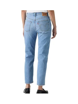 Jean 501 Bleu Clair Femme Levi's Original Cropped Indigo 2
