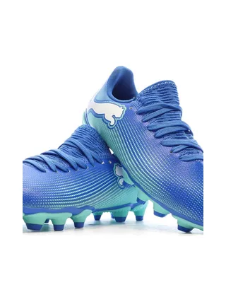 Chaussures de football Bleu Garçon Puma Future 7 Play FG/AG 7