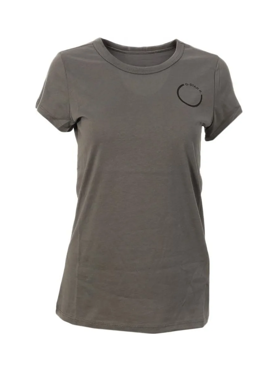 T-shirt Gris Femme G-Star Raw Circle 2