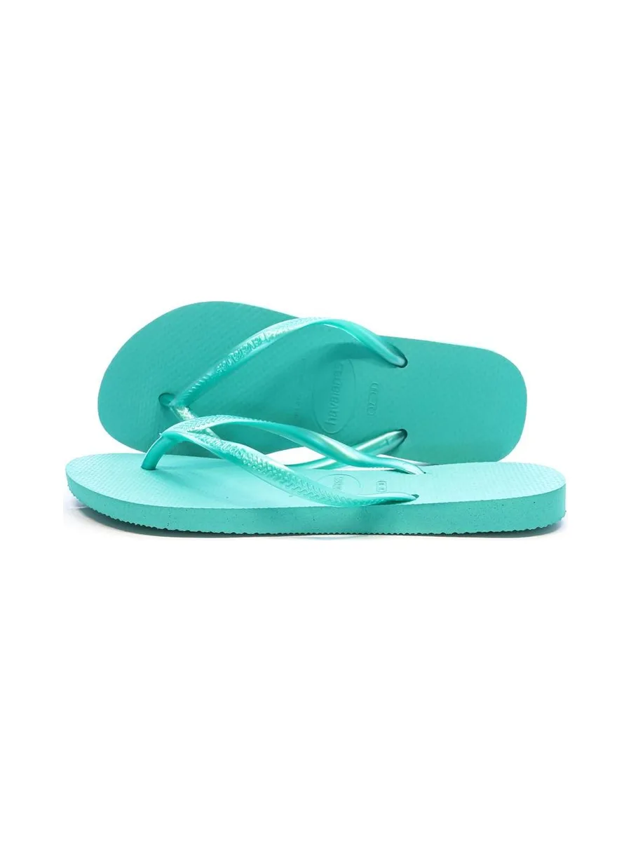 Tongs Turquoise Femme Havaianas Slim 1740 1