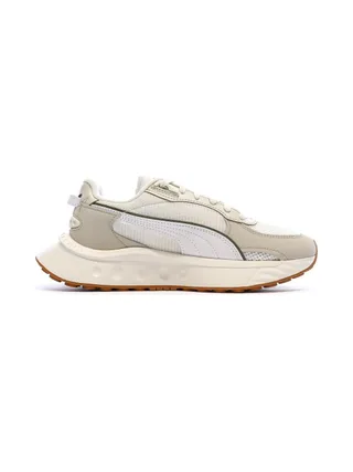 Baskets Beige/Blanc Femme Puma Wild Rider Futurism 2