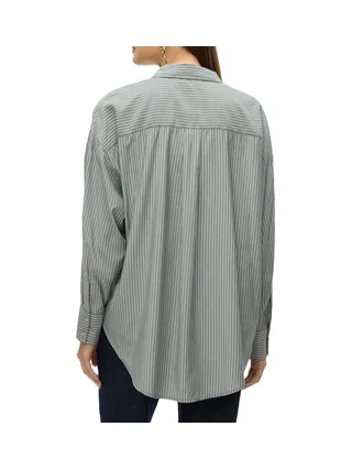 Chemise Kaki/Blanche Femme Vero Moda Nora 2