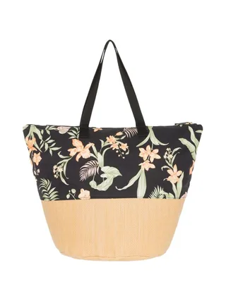 Sac à Main Noir à fleurs Femme Roxy Waikiki Life Kvj3 2