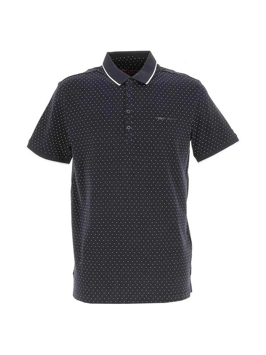 Polo Marine/Blanc Homme Teddy Smith Pasy 2 2