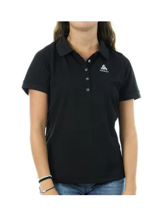 Polo Noir Femme Odlo Georgia 1