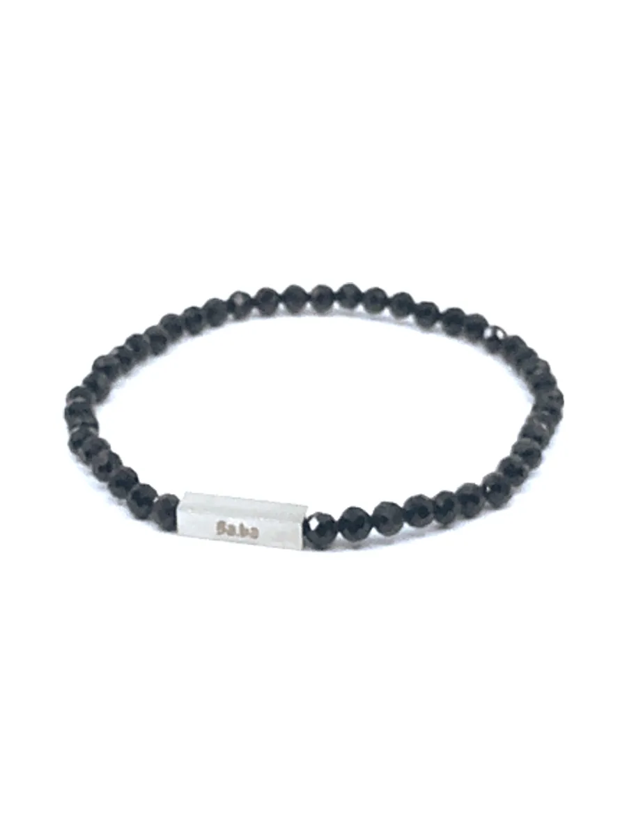 Bracelet Mirabeau noir - pierres naturelles 5
