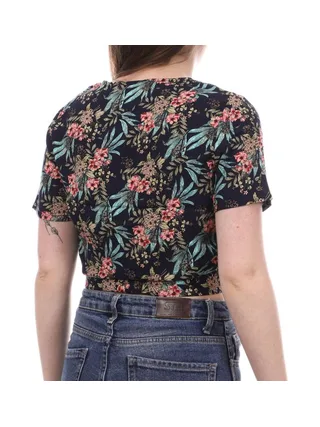 Blouse Marine à fleurs Femme Vero Moda Easy 2