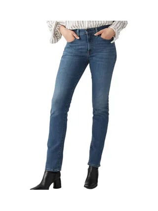 Jean 724 Bleu Femme Levi's High Rise Straight Dark 1