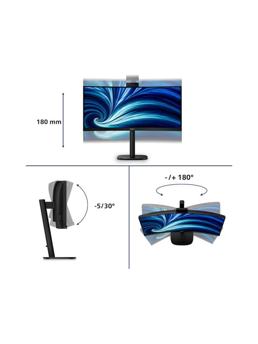 Philips 3000 series 34B2U3600CH/00 computer monitor 5